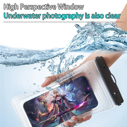 IPX8 Waterproof TPU Case for 7.2-inch Phones Airbag Protection Anti-drop Phone Cover
