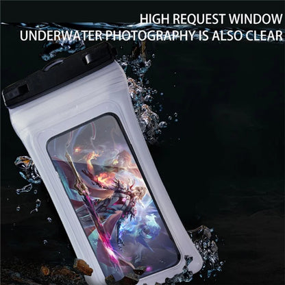 IPX8 Waterproof TPU Case for 7.2-inch Phones Airbag Protection Anti-drop Phone Cover