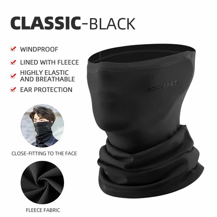 ROCKBROS LF70694 Winter Windproof Face Mask Multi-function Neck Gaiter Headband