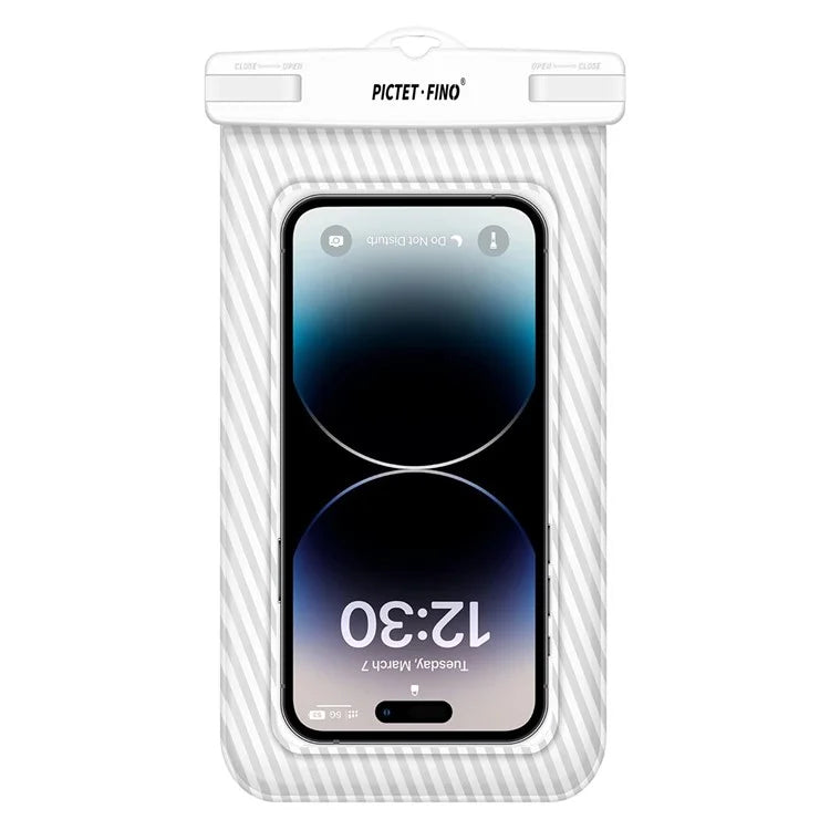 PICTET.FINO RH17 Waterproof Dry Bag for 8.2-inch Phone Floating Sponge Design IPX8 Phone Pouch