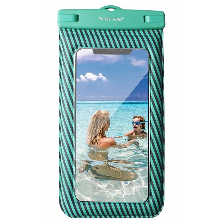 PICTET.FINO RH17 Waterproof Dry Bag for 8.2-inch Phone Floating Sponge Design IPX8 Phone Pouch