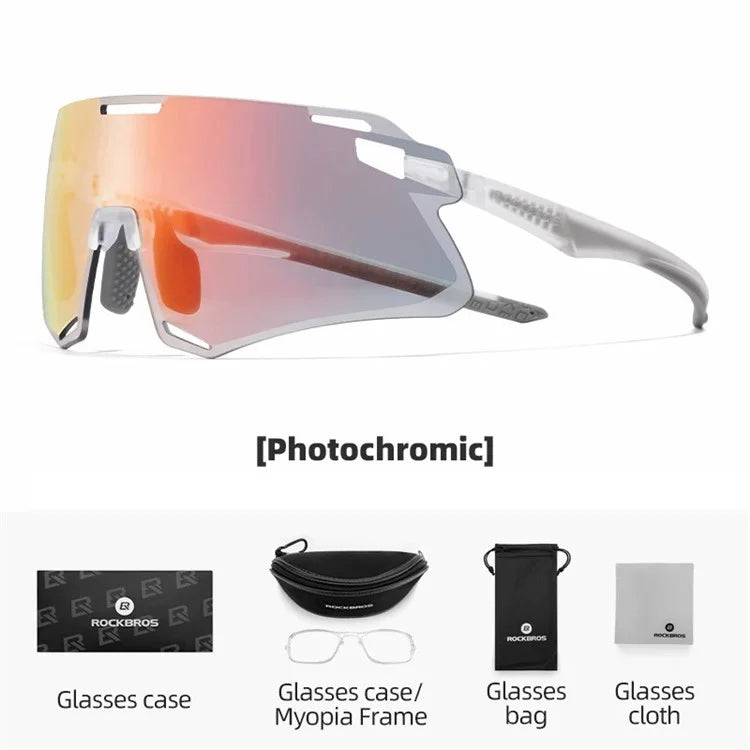 ROCKBROS SP318 Cycling Glasses Lightweight Bike Eyeglasses Outdoor Protection Goggles