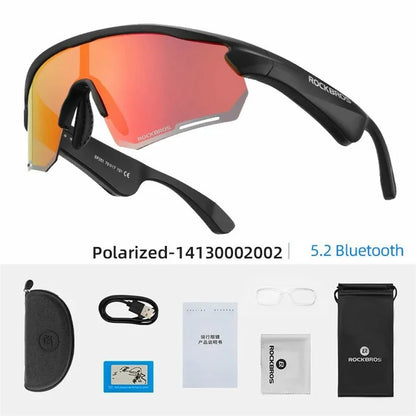 ROCKBROS SP251 Outdoor Cycling Fishing Bluetooth Call Music Eyeglasses Eye Protection Outdoor Glasses