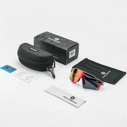 ROCKBROS SP316 Polarized Cycling Glasses Outdoor Windproof Eye Protection Goggles