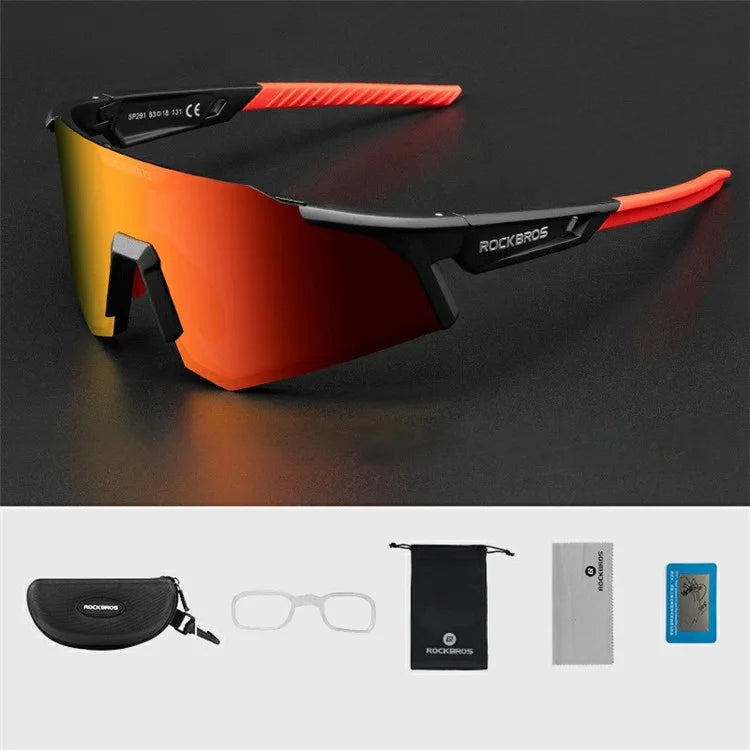 ROCKBROS SP291 Polarized Cycling Glasses for Men Women Outdoor Sports Sunglasses
