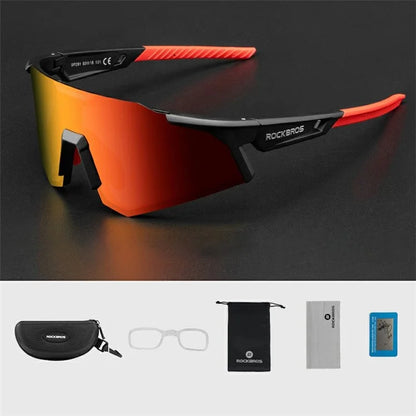 ROCKBROS SP291 Polarized Cycling Glasses for Men Women Outdoor Sports Sunglasses
