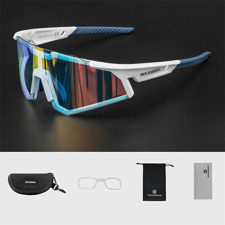 ROCKBROS SP291 Photochromic Lens Outdoor Glasses Windproof Cycling Eye Protection Goggles