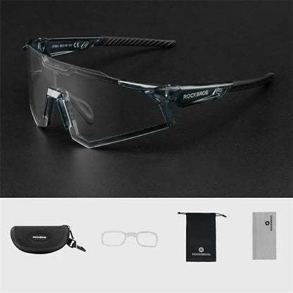 ROCKBROS SP291 Photochromic Lens Outdoor Glasses Windproof Cycling Eye Protection Goggles