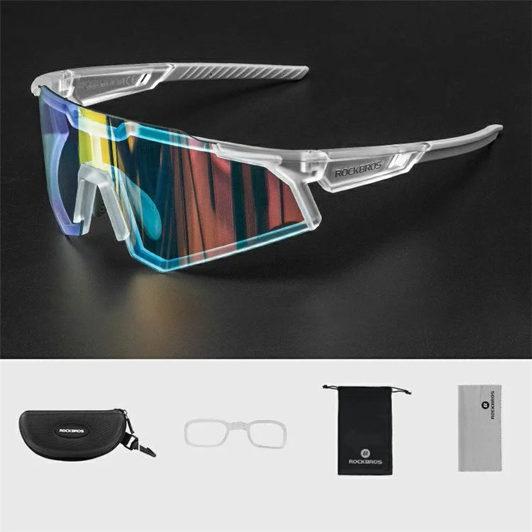 ROCKBROS SP291 Photochromic Lens Outdoor Glasses Windproof Cycling Eye Protection Goggles