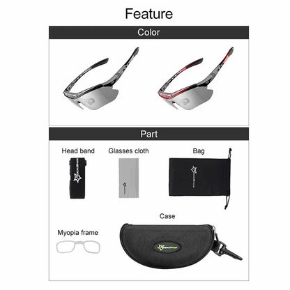 ROCKBROS 0089 Outdoor Cycling Glasses Men Women Sunglasses MTB Road Bike Goggles