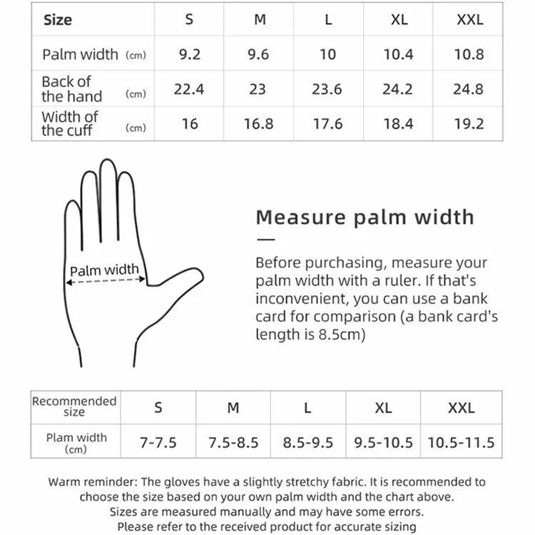 ROCKBROS MT025 1 Pair Outdoor Cycling Gloves Anti-skid Touch Screen Full Finger Gloves