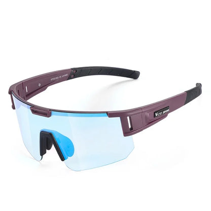 WEST BIKING YP0703163 Outdoor Cycling Glasses UV400 Photochromic Sunglasses