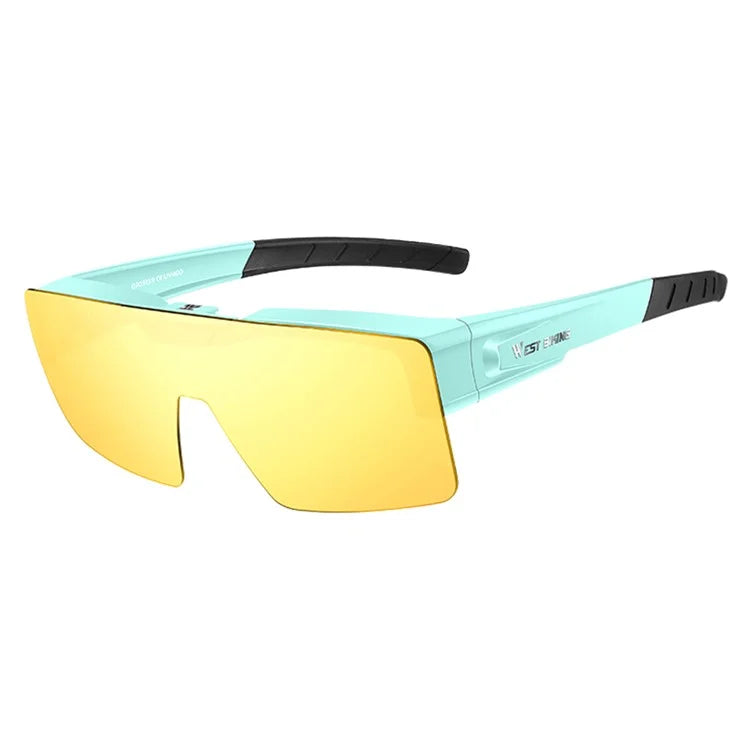 WEST BIKING YP0703159 Night Vision Lens Flip Up Glasses Night Cycling Driving Goggles