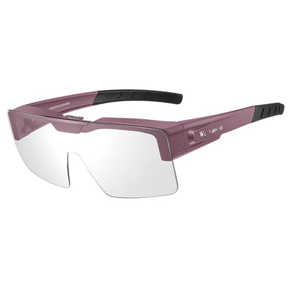 WEST BIKING YP0703158 Clear Photochromic Glasses Cycling Goggles Sunglasses