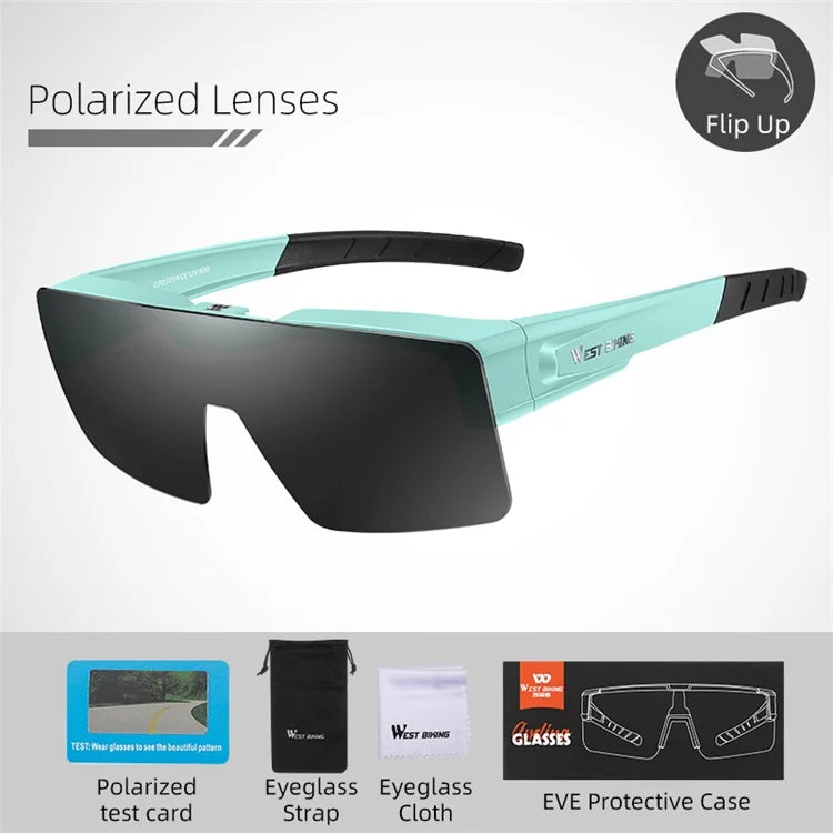 WEST BIKING YP0703157 Goggles Polarized Photochromic Glasses Cycling Sunglasses