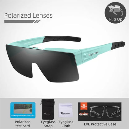 WEST BIKING YP0703157 Goggles Polarized Photochromic Glasses Cycling Sunglasses