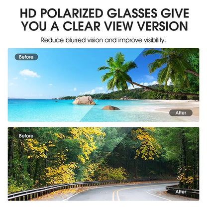 WEST BIKING YP0703142 Polarized Sports Sunglasses Cycling Mountain Bike Sunglasses with 5 Lens+Blue