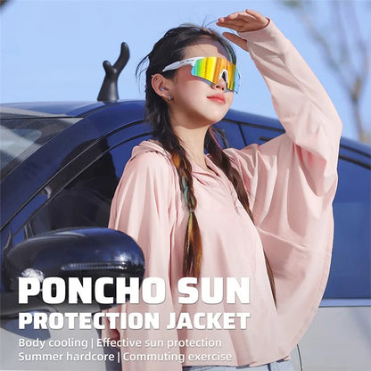 WEST BIKING YP0202331 Women's Ice Silk Hooded Jacket Sun Protection Long Sleeves Clothing
