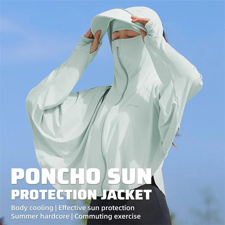 WEST BIKING YP0202331 Women's Ice Silk Hooded Jacket Sun Protection Long Sleeves Clothing