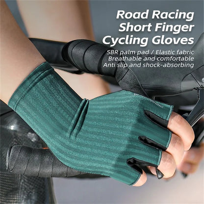 WEST BIKING YP0211247 1 Pair Unisex Cycling Gloves Anti-Skid Breathable Bike Half Finger Gloves