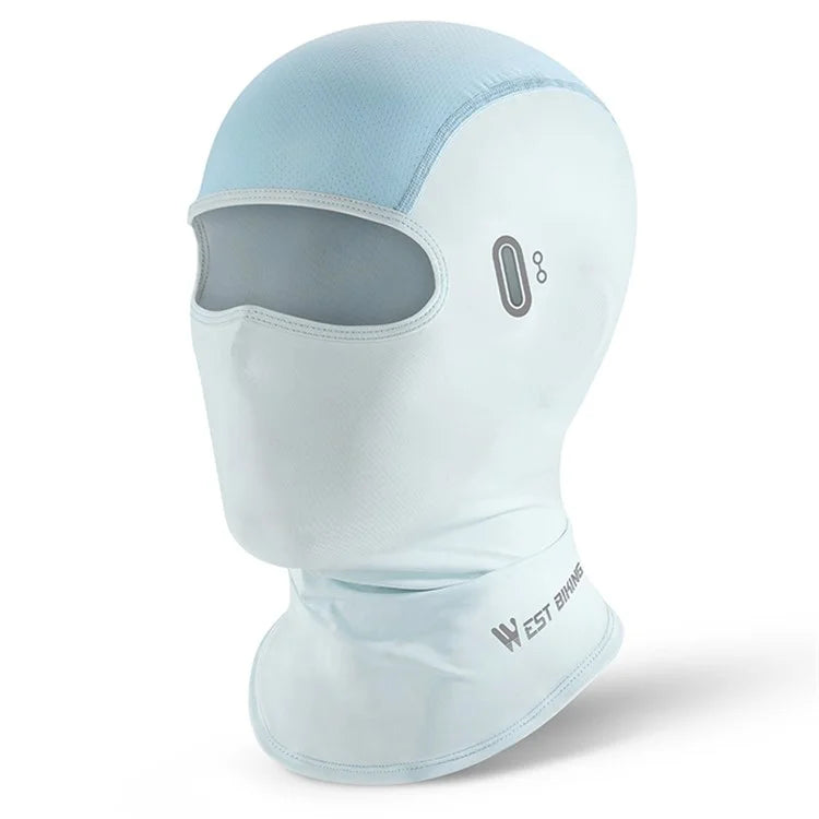 WEST BIKING YP0201417 Summer Sun Protection Photochromic Ice Silk Balaclava Face Mask