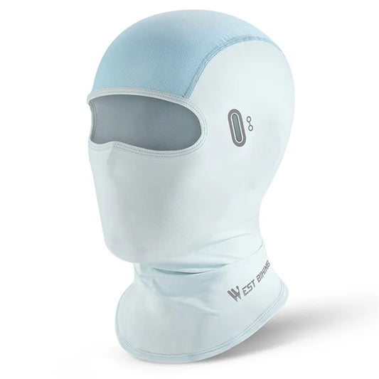 WEST BIKING YP0201417 Summer Sun Protection Photochromic Ice Silk Balaclava Face Mask