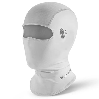 WEST BIKING YP0201417 Summer Sun Protection Photochromic Ice Silk Balaclava Face Mask