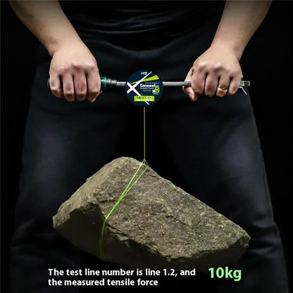 100m Length 8 Strands Braided Fishing Line Green Super Strong PE Smooth Touch Fishing Line
