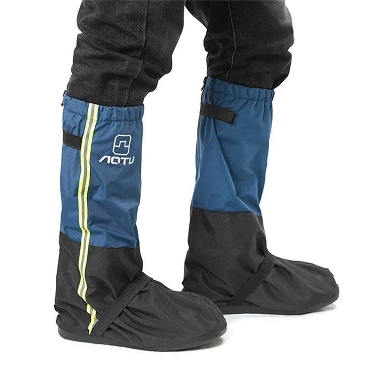 AOTU 1 Pair 240T Pongee Windproof Snow-proof Leg Gaiters Outdoor Climbing Skiing Shoe Cover