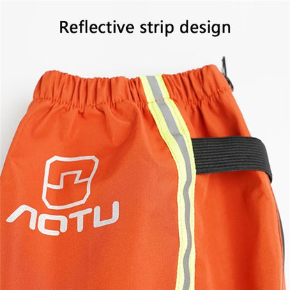 AOTU 1 Pair 240T Pongee Windproof Snow-proof Leg Gaiters Outdoor Climbing Skiing Shoe Cover