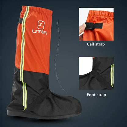 AOTU 1 Pair 240T Pongee Windproof Snow-proof Leg Gaiters Outdoor Climbing Skiing Shoe Cover