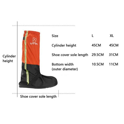 AOTU 1 Pair 240T Pongee Windproof Snow-proof Leg Gaiters Outdoor Climbing Skiing Shoe Cover
