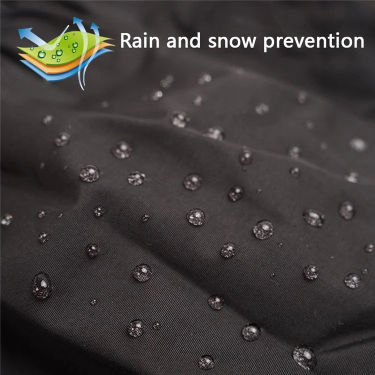 AOTU 1 Pair Anti-slip TPE+Manganese Steel Crampons + 210D Oxford Cloth Leg Gaiters Snow Walking Shoes Accessories