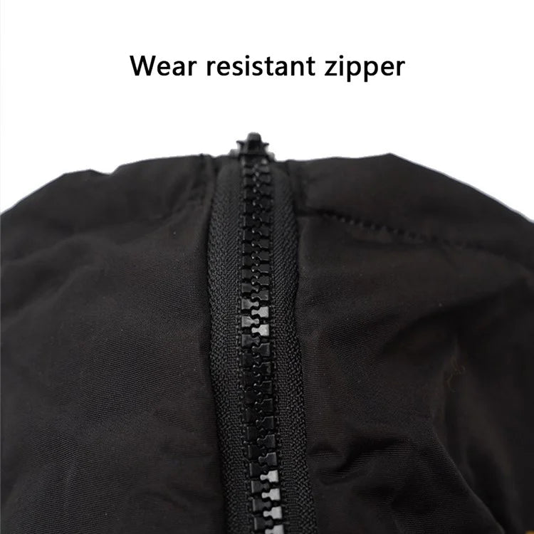 AOTU 1 Pair Anti-slip TPE+Manganese Steel Crampons + 210D Oxford Cloth Leg Gaiters Snow Walking Shoes Accessories