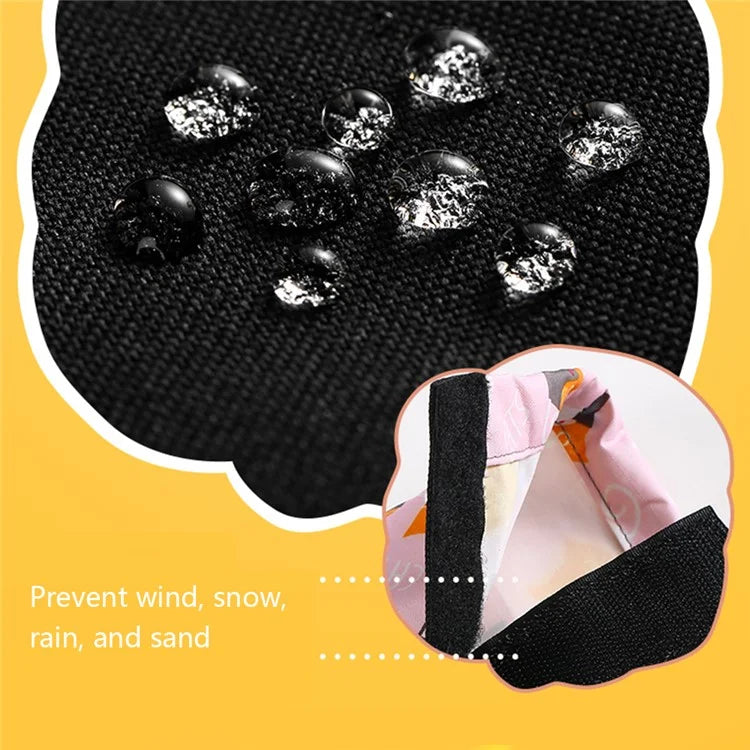 AOTU 1 Pair Waterproof Snow-proof Leg Gaiters Kids Outdoor Climbing Skiing Calf Cover Cat Pattern