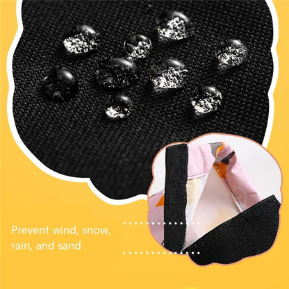 AOTU 1 Pair Waterproof Snow-proof Leg Gaiters Kids Outdoor Climbing Skiing Calf Cover Cat Pattern