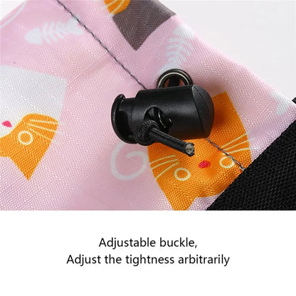 AOTU 1 Pair Waterproof Snow-proof Leg Gaiters Kids Outdoor Climbing Skiing Calf Cover Cat Pattern