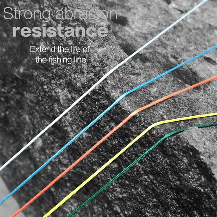 JOF 100m 0.8# High Strength PE 8 Strand Fishing Line Anti-bite Braided Fishing Wire Grey