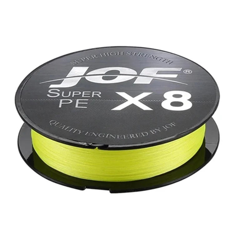 JOF 100m 0.8# High Strength PE 8 Strand Fishing Line Anti-bite Braided Fishing Wire
