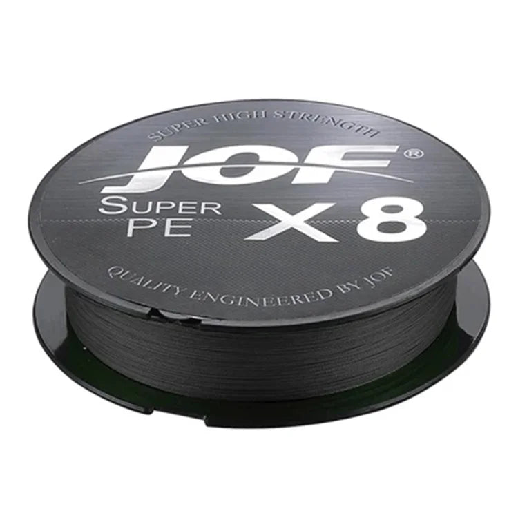 JOF 100m 0.6# 8 Strand Fishing Line High Strength Wear-resistant PE Braided Fishing Wire