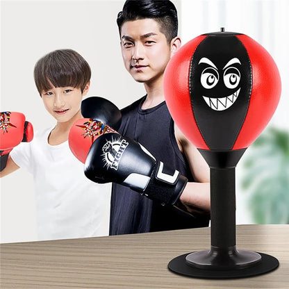 AIBEIJIAN Desktop PU Leather Punching Speed Ball Kids Adult Stress Relief Boxing Punch Ball