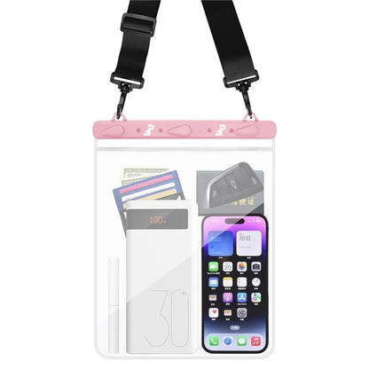 PICTET.FINO RH03 13" IPX8 Waterproof Bag 30m Underwater Diving Cell Phone Clear Dry Bag
