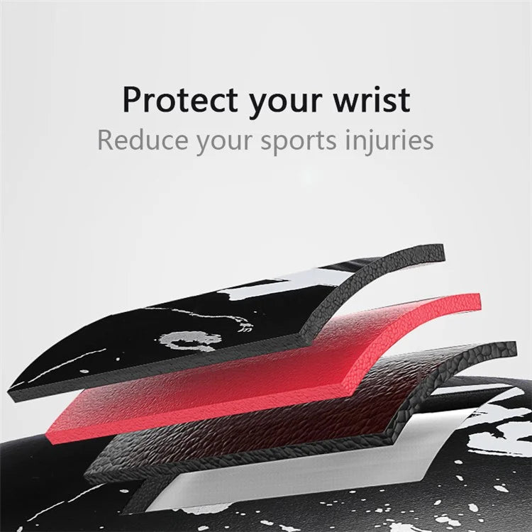 AIBEIJIAN 8oz PU Leather Boxing Gloves MMA Punch Bag Training Mitts for Muay Thai Kickboxing