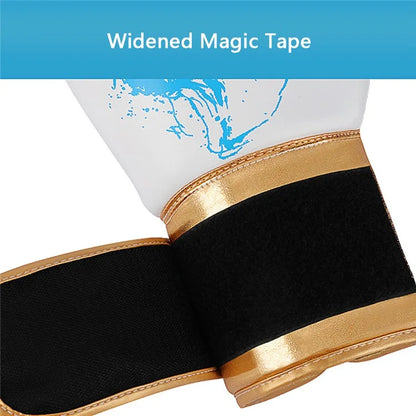 AIBEIJIAN 10oz PU Leather Boxing Gloves Muay Thai Kickboxing Training Mitts for Teenager / Women