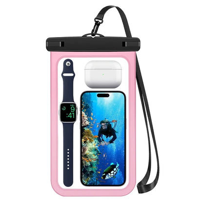 PICTET.FINO RH19 XL 10-inch Phone IPX8 Waterproof Bag Watch Headphone Pouch