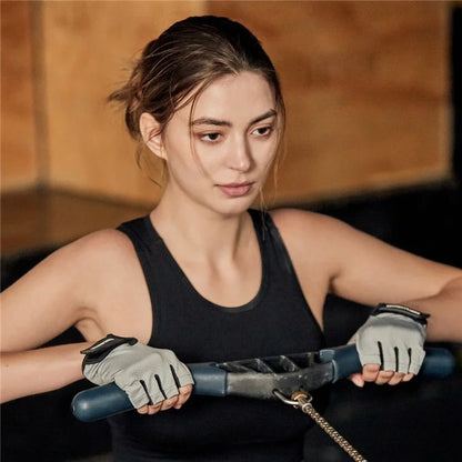 BGB21 1 Pair Unisex Pull-ups Fitness Sport Gloves Breathable Anti-skid Half Finger Gloves