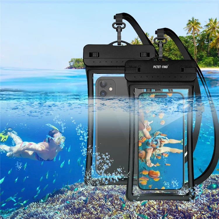 PICTET.FINO RH26 RH26 Phone IPX8 Waterproof Bag 30m Underwater Diving TPU Phone Case