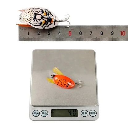 3.8cm Bionic Beetle Fishing Lure 4g Hard Bait Crankbait Fishing Tackle