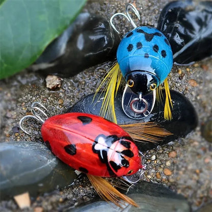 3.8cm Bionic Beetle Fishing Lure 4g Hard Bait Crankbait Fishing Tackle