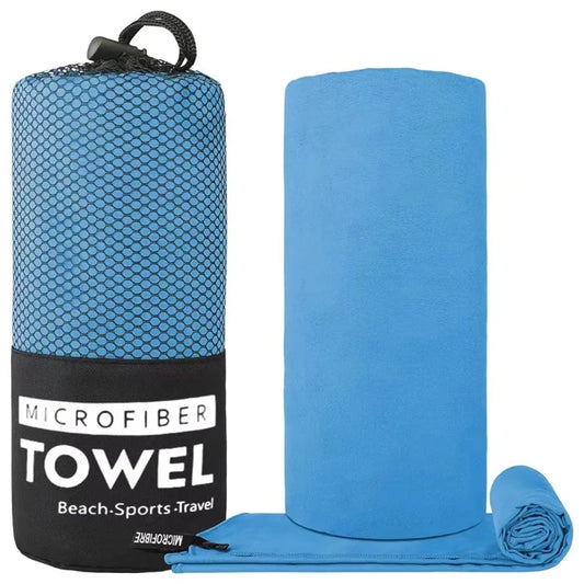 WY1003 80x130cm Portable Double-Sided Quick-Drying Towel Microfiber Sports Fitness Yoga Beach Towel